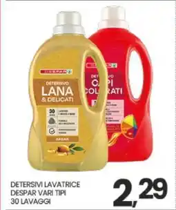 Eurospar DETERSIVI LAVATRICE DESPAR VARI TIPI offerta