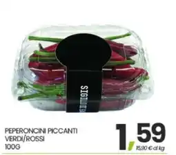 Eurospar PEPERONCINI PICCANTI VERDI/ROSSI offerta