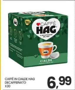 Eurospar CAFFÈ IN CIALDE HAG DECAFFEINATO offerta
