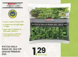 Eurospar RUCOLA DELLA PIANA DEL SELE IGP DESPAR PREMIUM offerta