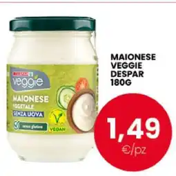 Eurospar MAIONESE VEGGIE DESPAR 180G offerta