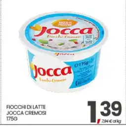 Eurospar FIOCCHI DI LATTE JOCCA CREMOSI offerta