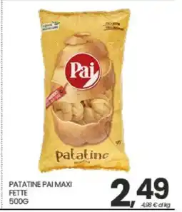 Eurospar PATATINE PAI MAXI FETTE offerta