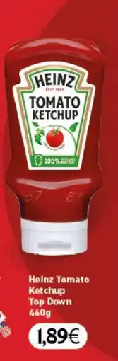 Eurospar Heinz Tomato Ketchup Top Down 460g offerta