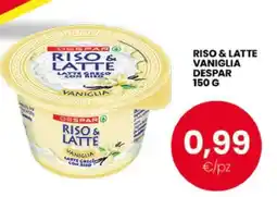 Eurospar RISO & LATTE VANIGLIA DESPAR 150 G offerta