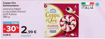 Carrefour COPPA ORO SAMMONTANA offerta