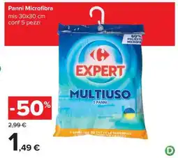 Carrefour Panni Microfibra offerta