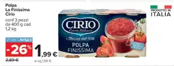 Carrefour Polpa La Finissima Cirio offerta