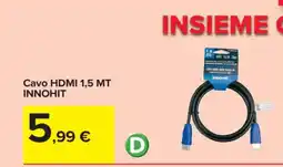 Carrefour Cavo HDMI 1,5 MT offerta