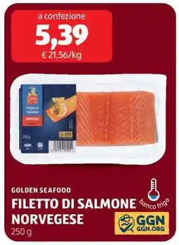 ALDI Filetto di Salmone Norvegese offerta