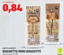 ALDI HAPPY HARVEST BAGUETTE/MINI BAGUETTE offerta