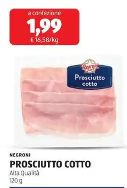 ALDI Prosciutto cotto offerta