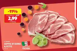 ALDI IL PODERE COPPA DI SUINO A FETTE offerta
