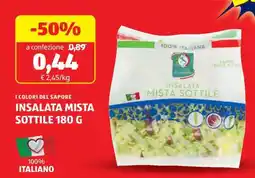 ALDI INSALATA MISTA SOTTILE 180 G offerta