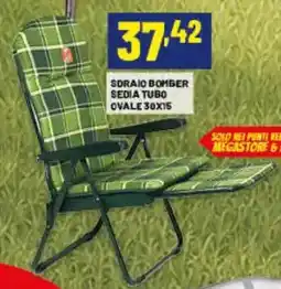 Risparmio Casa Sdraio bomber sedia tubo ovale offerta