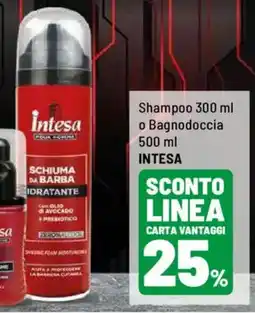 Iper La Grande Shampoo o Bagnodoccia Intesa offerta