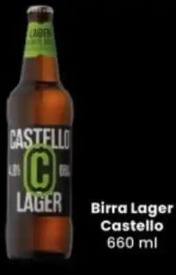 Interspar Birra Lager Castello offerta