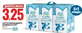 Latte parzialmente scremato microfiltrato uht 1000 g(ml)