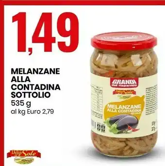 Eurospin Melanzane alla contadina sottolio 535 g offerta