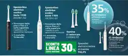 Iper La Grande Spazzolini elettrici o testine di ricambio Philips offerta