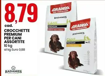 Eurospin Radames crocchette premium per cani offerta