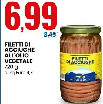 Filetti di acciughe 720 g(ml)