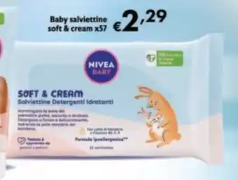 Maxi Supermercati Nivea Baby salviettine soft & cream offerta