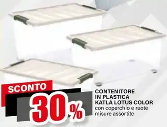 Contenitore in plastica katla lotus color