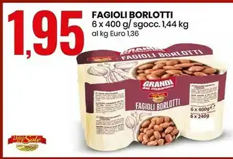 Eurospin Fagioli borlotti offerta