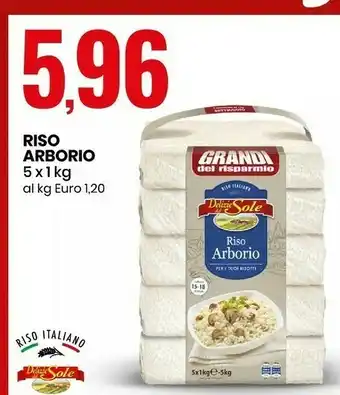 Eurospin Delizie del sole - riso arborio superfino 1000 g(ml) offerta