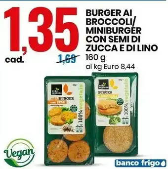 My best veggie - burger vegetali con semi di lino e zucca 160 g(ml)