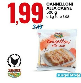 Eurospin Cannelloni alla carne 500 g offerta