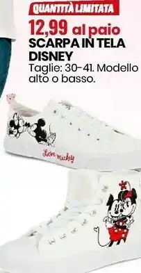 Eurospin Scarpa in tela offerta
