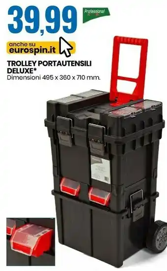 Eurospin Trolley portautensili deluxe offerta