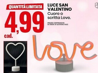 Luce san valentino