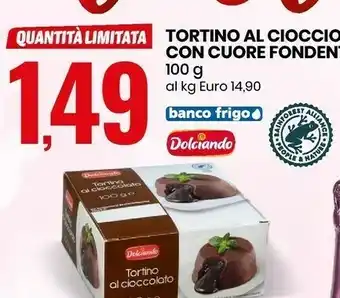 Eurospin Tortino al ciocciolato con cuore fondente offerta