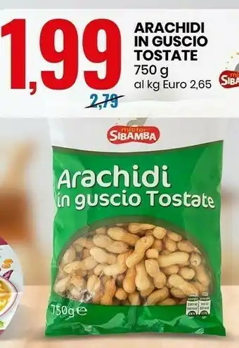 Eurospin Arachidi tostate salate 750 g(ml) offerta