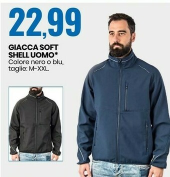 Eurospin Giacca soft shell uomo offerta