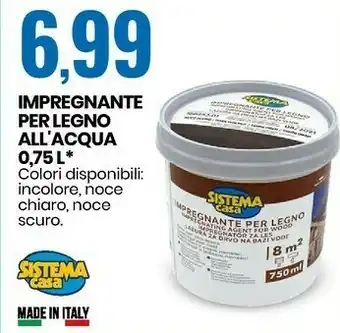 Eurospin Sistema casa impregnante per legno all'acqua offerta