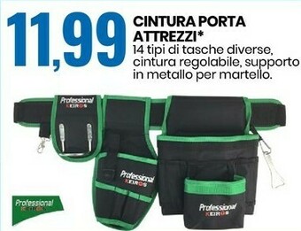 Eurospin Cintura porta attrezzi offerta