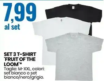 Eurospin Set 3 t-shirt offerta