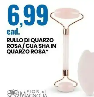 Rullo di quarzo rosa/gua sha in quarzo rosa