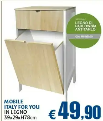 Mobile italy for you in legno