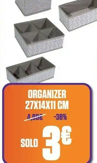 Brico Io Organizer 27x14x11 cm offerta