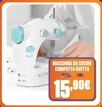 Brico Io Easy fast macchina da cucire compatta ovetta offerta