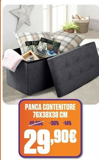 Brico Io Panca contenitore 76x38x38 cm offerta