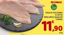 Conad Superstore Fesa di tacchino a fette percorso qualità conad offerta