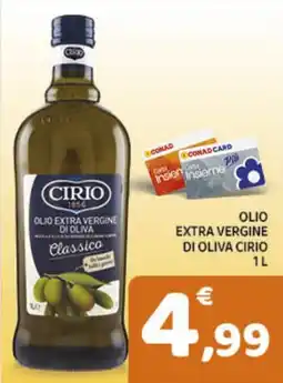 Conad Superstore Olio extra vergine di oliva cirio offerta