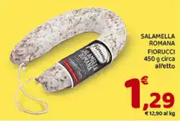 Conad Superstore Salamella romana fiorucci offerta