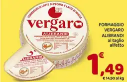 Conad Superstore Formaggio vergaro alibrandi offerta